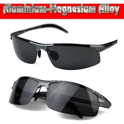 Lentes De Sol Mujer Oculos Masculino Aluminium Titanium Magnesium Battle Field Style Polarized Uv400 Uv100% Mens Sunglasses