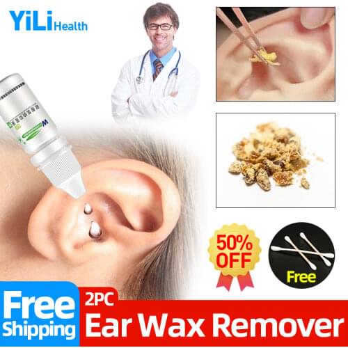 Ear Wax Remover Earwax Softening Fluid Ear Cleaner Drops Removal Cerumen Itchy Ears Sore Infection Care Water