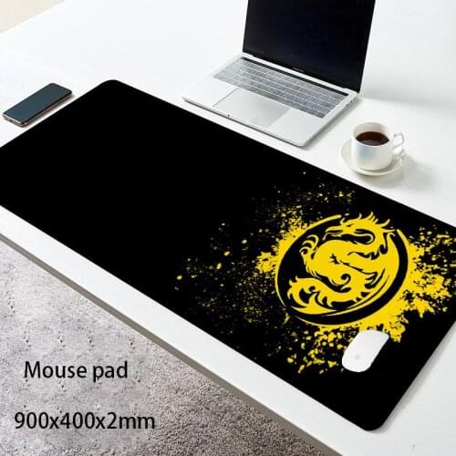 Extended Mouse Pad Anime Dragon Large Gaming Mouse Pad- Computer Keyboard Mouse Mat Mousepad Rubber Base keyboard mouse pad