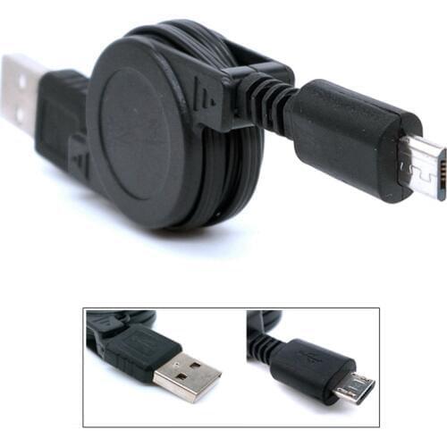 For Telescopic Universal Micro USB Cable for Samsung HTC Meizu Contracting Huawei V8 Charging Line Android Smartphone