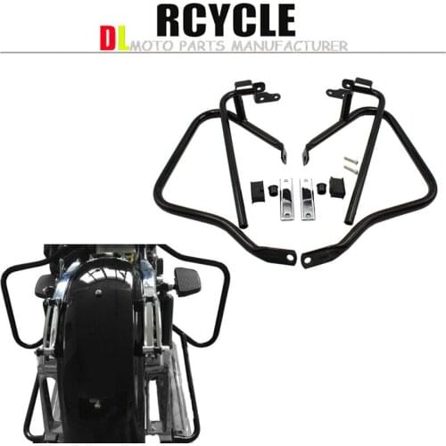 Saddlebag Bracket Guard Crash Bars For Harley Touring Street Road Glide FLHX 14+ Road King Electra Glide Ultra FLHR 2014-2017
