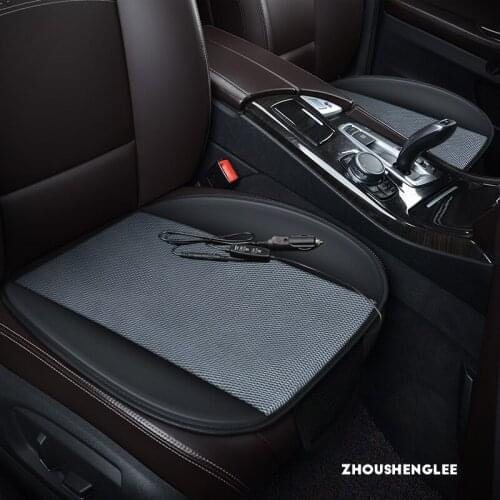 ZHOUSHENGLEE 12V Seat ventilation 1pc car seat cover for Cadillac all models ATS CTS SRX CT6 SLS ATSL XTS Escalade summer Pad