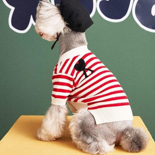 Winter Clothes Dog Cardigan Sweater Coat Jacket Cat Puppy Chihuahua Dachshund Schnauzer Bichon Pug Costume Pet Outfit Apparel