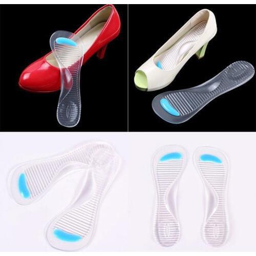 1pair Non-Slip Airs Gel Pad Soft Comfortable Shoes New Heigh Quality Insole Sandals High Heel Arch Support Woman Cushion Pads