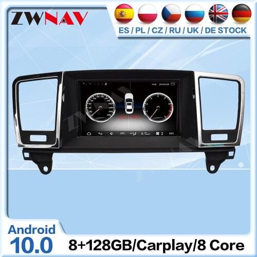 128G Carplay Android Radio Receiver For Mercedes-Benz GL ML W166 X166 2012 2013 2014 2015 Auto Audio Stereo Video GPS Head Unit