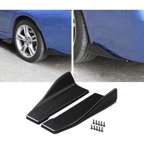 34cm Universal Car Rear Bumper Lip Splitter Winglets Canards Side Skirt For Cars Rocker Diffuser For BMW For Benz For Audi