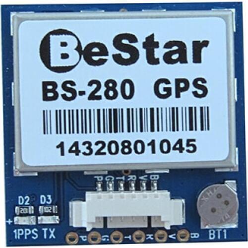 1pcs UAV flight control GPS module + active antenna integrated 10HZ high frequency BS-280 module