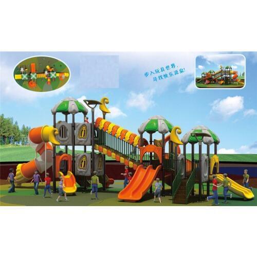 Exported to Panama School Outdoor Play Structure EN1176 Certificated 20 Years' Manufacture HZ-C002