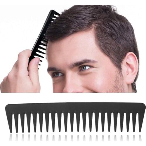 Hair Comb Anti-Static Heat Resistant Carbon Fiber Hairdressing Home Salon Tool(Comb )