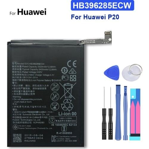 HB396285ECW Battery For Huawei P20 Mobile Bateria