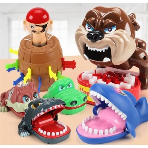 Mouth Bite Finger Animal Series Pulling Teeth Games Kids Funny Decompression Toy Cultivate Practical Ability prank Novelty Gifts