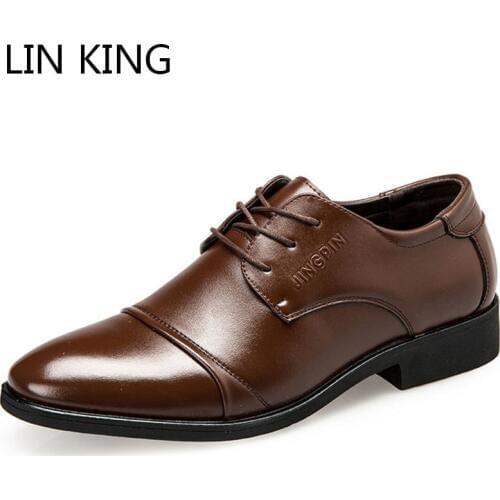 LIN KING Mens Oxfords