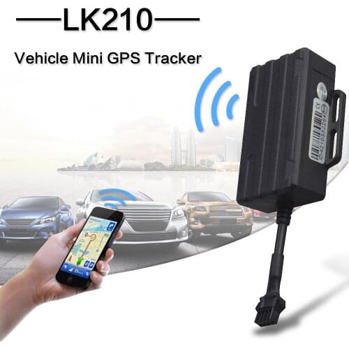 LK210 Real Time Car Motorcycle GPRS GPS Tracker For Vehicle Tracking Locator Movement Alert SOS Alarm Low Battery Alarm