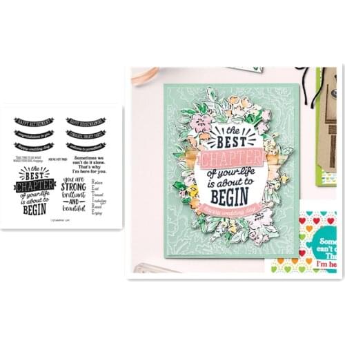 Best Chepter Metal Cutting Dies And Stamps Stencils Scrapbooking Photo Album Card Paper Embossing Craft DIY Die Cut 2021