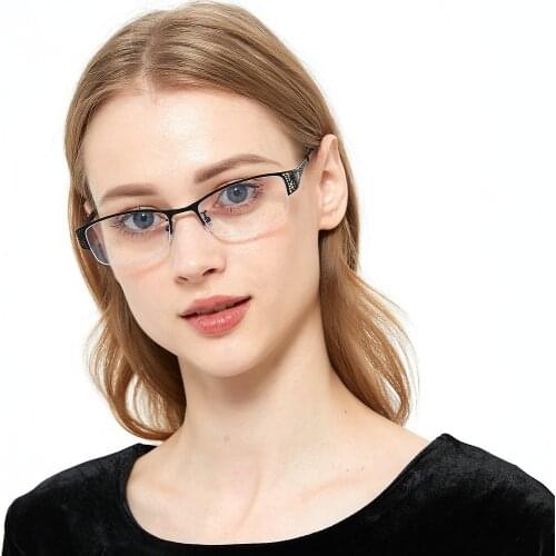 New Vintage Anti Blue Glasses Frame Women Reading Goggle Blue Light Blocking Lens Computer Transparent Optical Eyewear NX