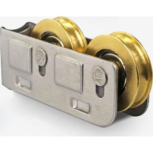 868-Type Sliding Door Plastic Steel Window Pulley Aluminum Alloy Windows Brass Wheel Muted Roller House Hardware