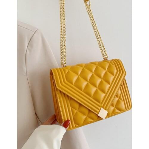 Luxury Design Diamond Lattice Shoulder Crossbody Bag for Women 2021 New Small Purses Handbags Ladies Messenger Bags Travel