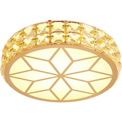 Modern Crystal LED Bedroom Corridor Ceiling Light White Acrylic Flower Balcony Ceiling Lamp Porch Hallway Ceiling Lamp