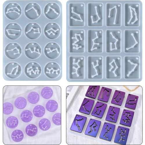 Constellation Silicone Mold for jewelry pendant Resin Silicone Mould handmade epoxy resin molds