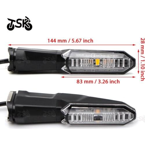 For KAWASAKI Versys 650 1000 X250 X300 Motorcycle LED Turn Signal Indicator Lights Blinkers