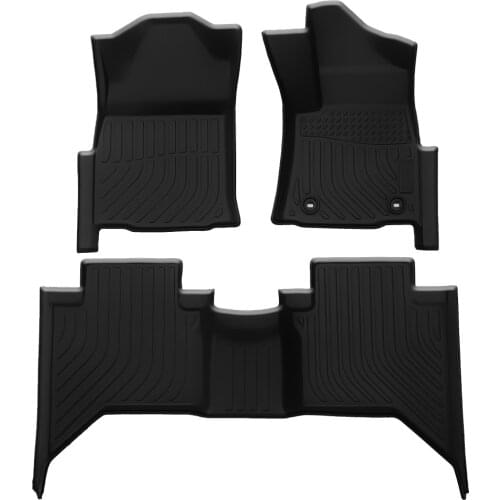 Toyota Hilux 3D Floor Mat 3D Waterproof Water Repellent Stain Resistant Washable TPE Rubber Floor Mat Set of 3