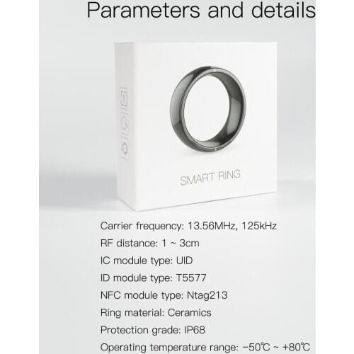 Jakcom R4 Smart Ring for NFC IOS Android WP Mobile phones smart wearable device Multifunction Magic Ring for Woman Men