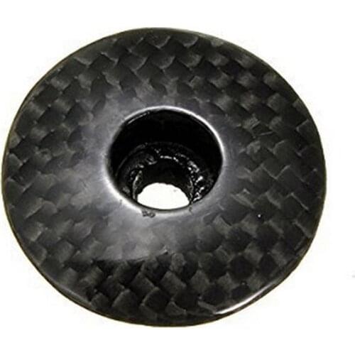Carbon Fiber Cycling Headset Stem Top Cap Bolt Road Mountain Bike Headset Bowl Dustproof Cap Covers