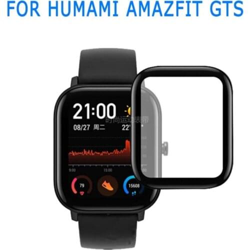 Soft Fibre Glass For Huami AMAZFIT GTS Protective Film Cover For Amazfit GTS 2 Screen Protector Full Cover TPU For Accessories