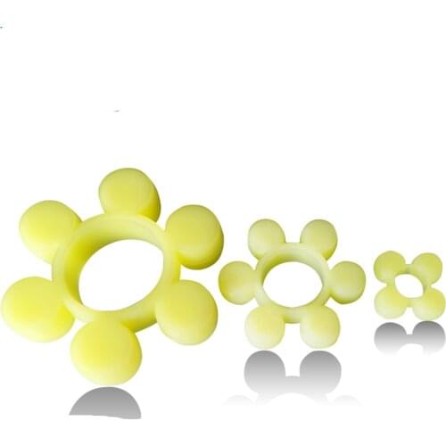 1pc MT plum blossom cushion coupling rubber elastic block plum blossom rubber ring tendon cushion