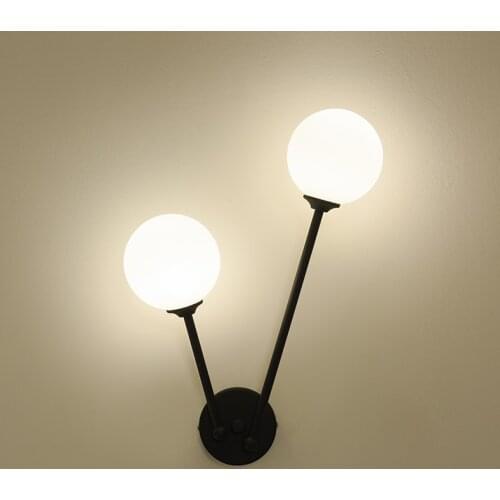 12W Modern LED Wall Lamp Bedside Lamp for Living Room Dining room Bedroom Home Sconce Wall Light Black&Gold Metal Wall Led Lamps