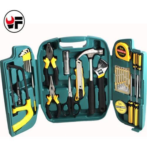 27pcs Woodworking Tool Set Screwdriver Set Knife Repairs Tools Set Kit In A Suitcase For Home Hand Tool Boxes Instruments DN107