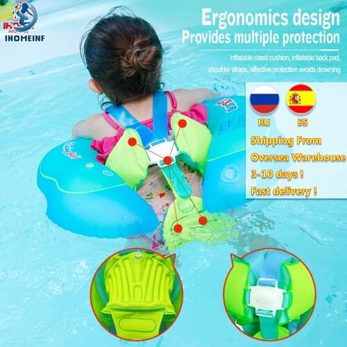 Swimming Ring Inflatable Floating Baby/Kids Swimming Pool Accessories Circle Bathing Inflatable Double Raft Rings Dropshipping