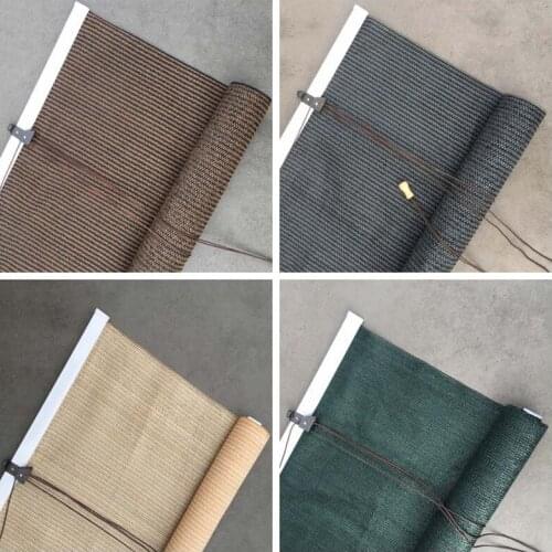 New Window Awning Balcony Curtain Sunshade Net Awning Outerdoor Anti-UV Sunscreen 80% Shading Rate Balcony Privacy Decoration