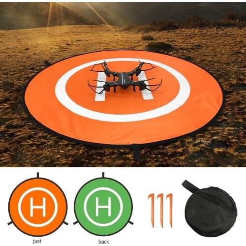 55cm/75cm Waterproof Oxford Landing Pad Foldable Drone Parking Apron Landing Field Drone Accessories