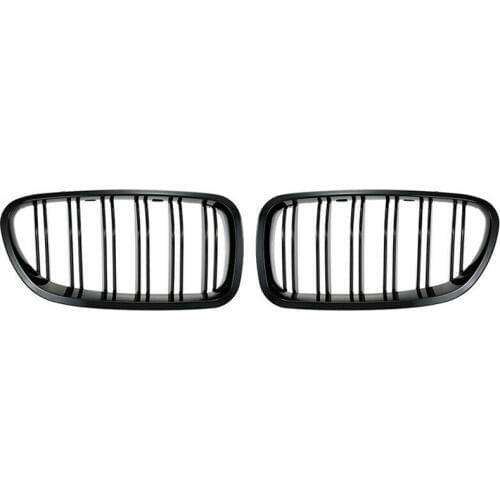 Grill Grille Gloss Black Kidney Sport for BMW F10 F18 F02 F11 M5 10-15 Dual Slat