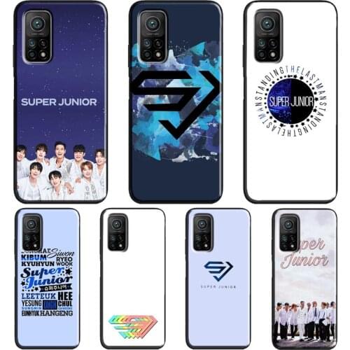 Super Junior Korean Kpop For POCO M3 Pro F3 X3 NFC Case For Xiaomi Mi Note 10 Lite A3 9T 10T Pro Mi 11 Lite Coque