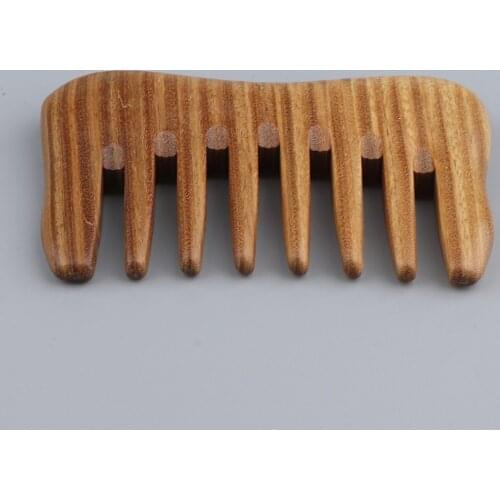 Hair Care Healthy Wide Tooth Curly Hair Brush Scalp Massage Sandalwood Comb
