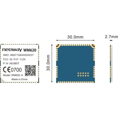 WM620 WM620-A WM620F-A HSDPA WCDMA module in LCC package 900/1800MHz GSM/GPRS/EDGE 900/2100MHz 3.6Mbps(DL)/384Kbps(UL)