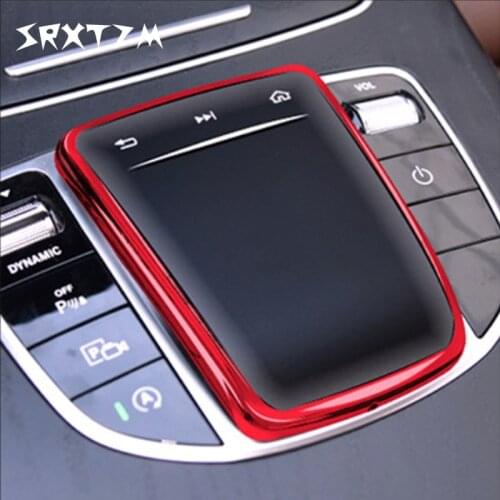 TPU Center Control Mouse Screen Protector Cover ForFor Mercedes Benz E W213 C S V G GLC GLS Class W205 W222 X253 Car Styling