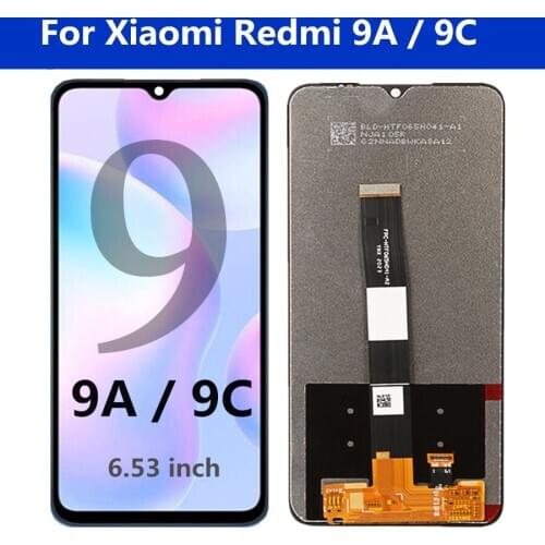 6.53" For Xiaomi Redmi 9A 9C LCD Display Touch Screen Digitizer Assembly Replacement For Xiaomi Redmi 9C 9 C lcd Display