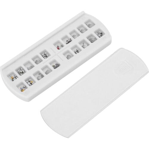 Dental Orthodontic Metal Brackets Braces MINI 0.022 345Hooks Dental Accessory