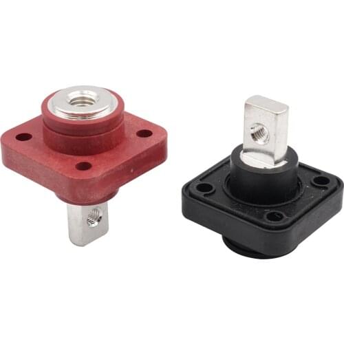 1pc 150A Through-wall Terminal Automotive Photovoltaic Power Terminal All Copper Terminal Connector