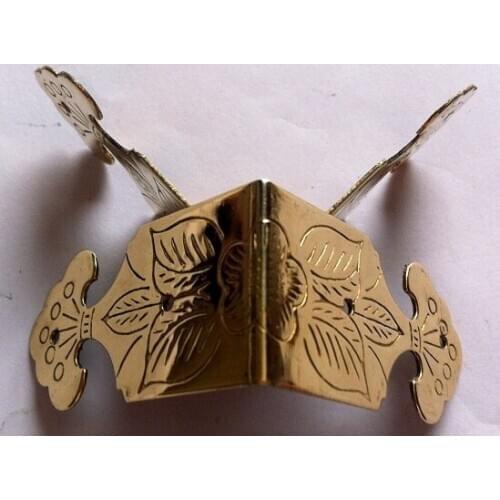 10PCS 46*22MM Gold Corner Bracket Book Decoration Piece