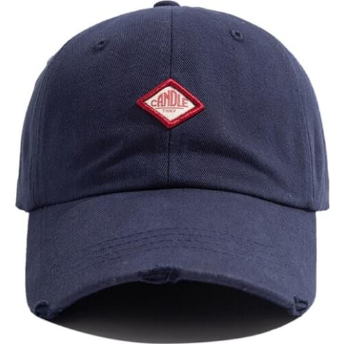 100% Cotton Baseball Cap for Women and Men Summer Fashion Visors Cap Letter Embroidery Hole Casual Snapback Hat Casquette