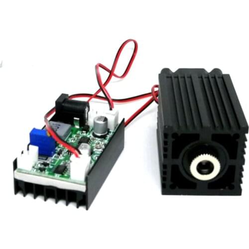100mw 532nm Green Laser Diode Module Focusable Head Dot Ray Positioning Lights 12V Driver TTL