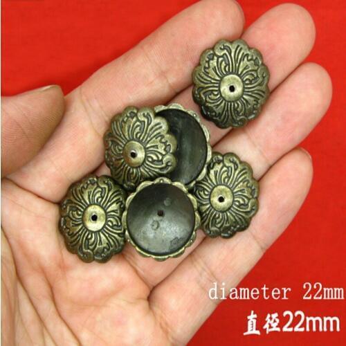 20pcs 22mm Round bubble nail drum antique imitation copper nail decoration sofa gasket bronze nail size bubble