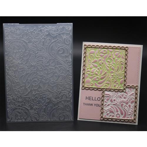 3D New Arrival Scrapbook Pattern Design DIY Paper Cutting Dies Scrapbooking Plastic Embossing Folder