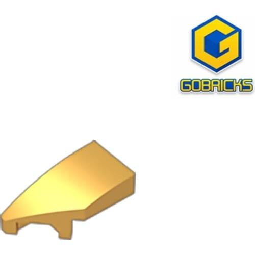 Gobricks GDS-1493 Wedge 2 x 1 with Stud Notch Left compatible 29120 pieces of childrens toys