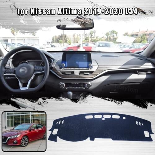 For Nissan Altima 2019-2020 L34 Anti-Slip Dashboard Cover Protective Pad Car Accessories Sunshade Carpet