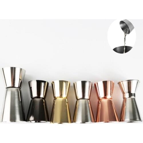 15-30ml 25-50ml Double End Jigger Shot Measure Cup Cocktail Drink Wine Shaker Stainless Bar Accessories
